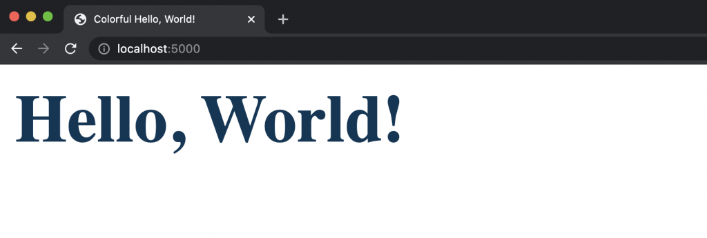 Flask Simple HTML Templates Example - onlinetutorialspoint