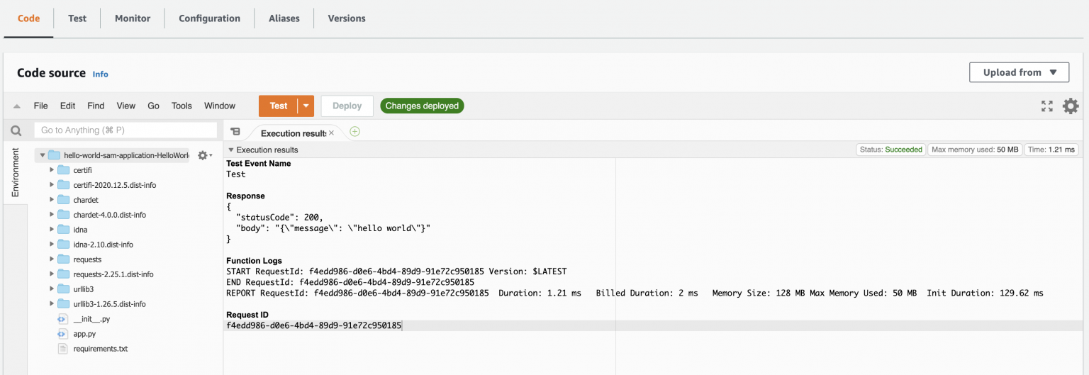Python - AWS SAM Lambda Example - onlinetutorialspoint